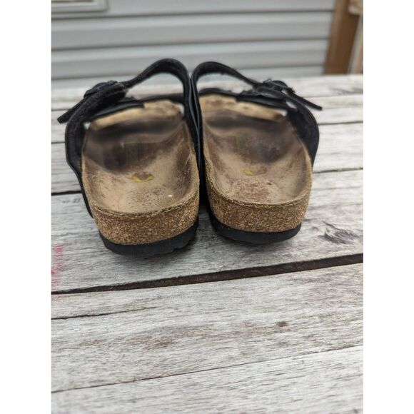 Birkenstock Palermo sandals women's size 6 (37) black double strap comfort - Picture 5 of 8